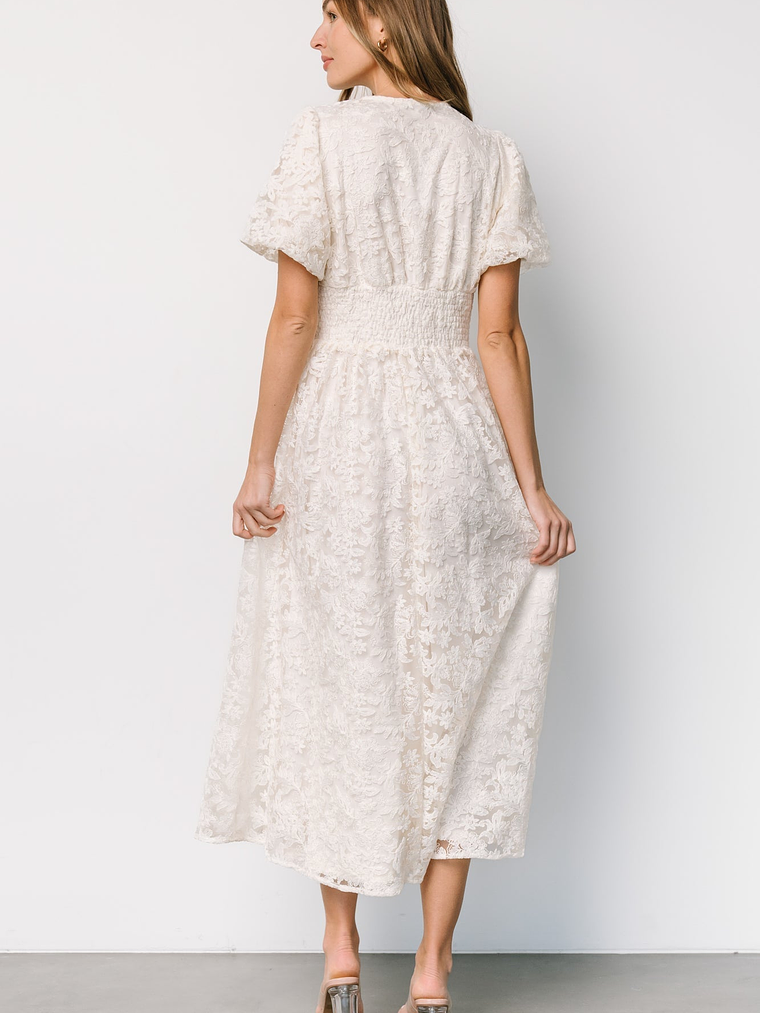 Edwina Lace Dress | Vintage Cream 4