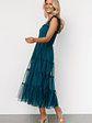 Emma Smocked Tulle Dress | Teal - thumbnail 6