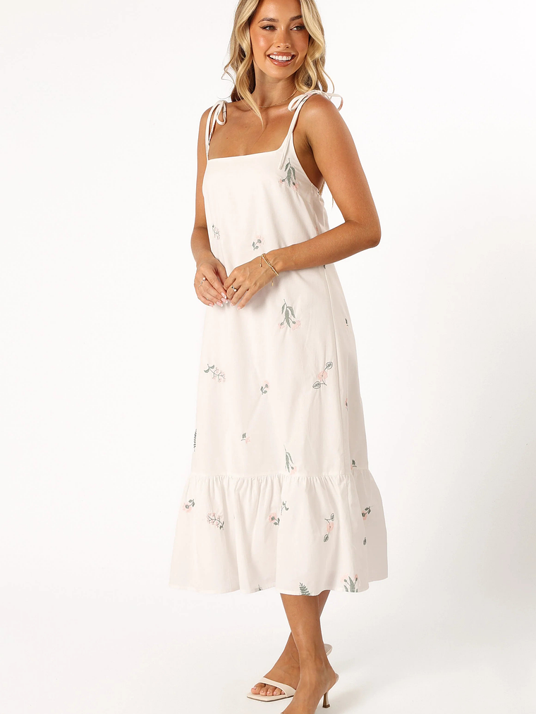 Emmett Ruffle Hem Midi Dress - Floral 6