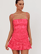 Dori Embellished Mini Dress Palm Tree Pink - thumbnail 1