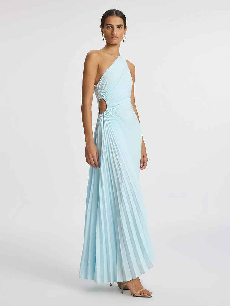 Delfina Matte Pleated Dress 1