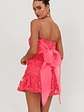 Dori Embellished Mini Dress Palm Tree Pink - thumbnail 2