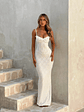 Dylan Maxi Dress White - thumbnail 1