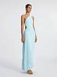 Delfina Matte Pleated Dress - thumbnail 4