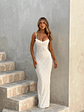 Dylan Maxi Dress White - thumbnail 3