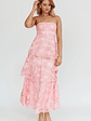 Dori Floral Embellished Maxi Dress Blush - thumbnail 3