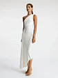 Delfina Satin Pleated Dress - thumbnail 3