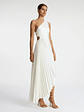 Delfina Satin Pleated Dress - thumbnail 5