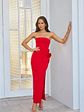 Elisandra Strapless Midi Dress - thumbnail 1