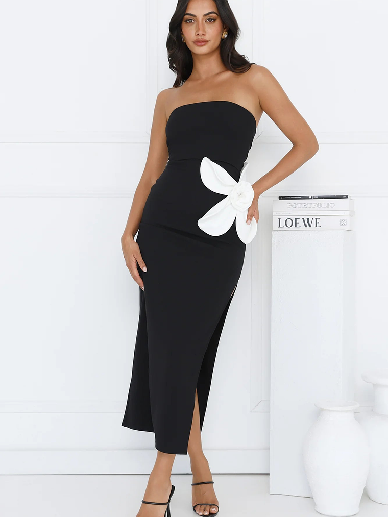 Elisandra Strapless Midi Dress 2