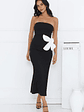 Elisandra Strapless Midi Dress - thumbnail 3
