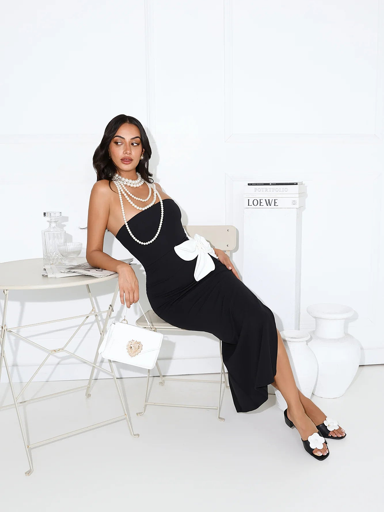 Elisandra Strapless Midi Dress 4