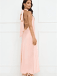 Delicate Dazzle Halter Satin Maxi Dress - thumbnail 2