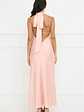 Delicate Dazzle Halter Satin Maxi Dress - thumbnail 9
