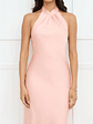 Delicate Dazzle Halter Satin Maxi Dress - thumbnail 10