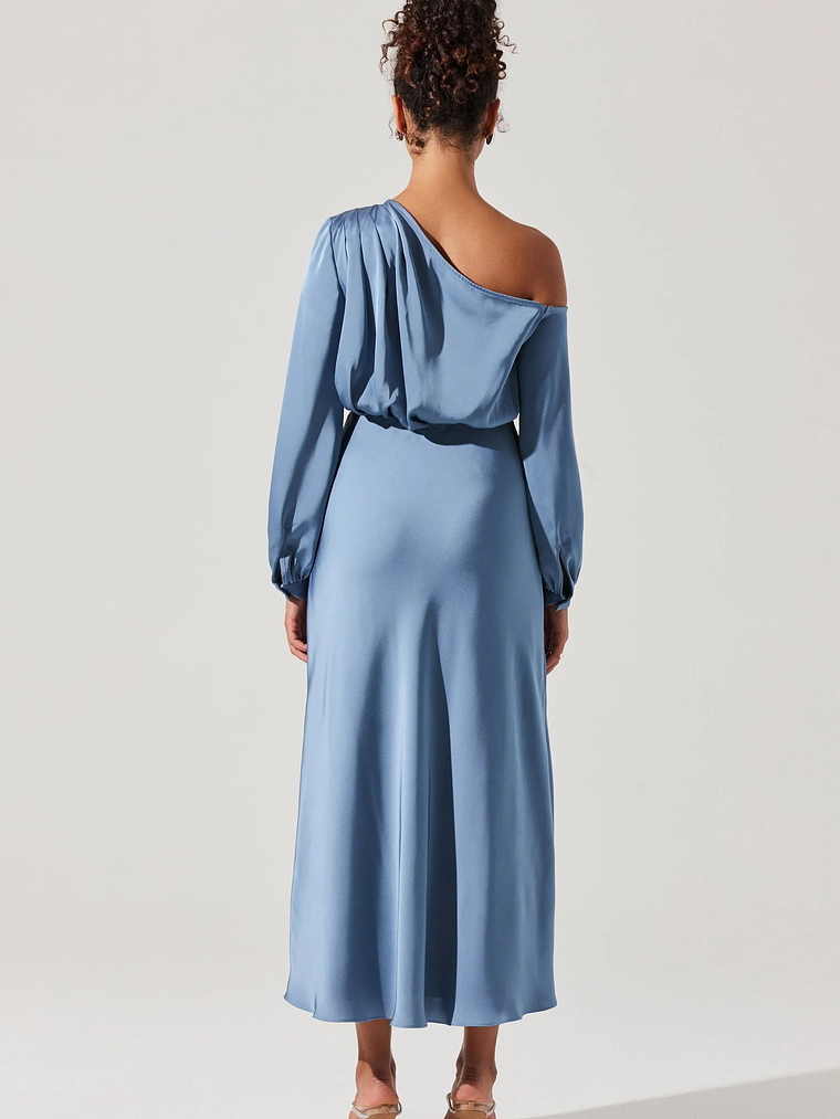 Elwood Satin Off Shoulder Dress 4