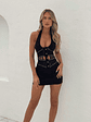 Dimitra Mini Dress Black - thumbnail 4