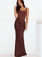 Effortlessly Yours Satin Maxi Dress - thumbnail 1