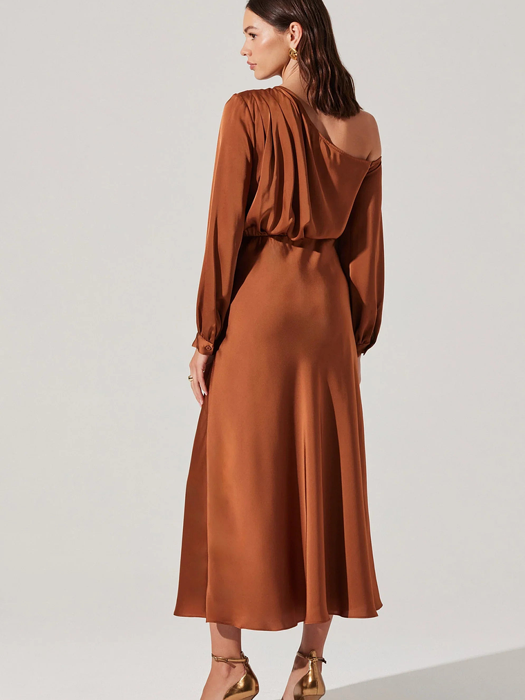 Elwood Satin Off Shoulder Dress 8