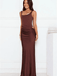 Effortlessly Yours Satin Maxi Dress - thumbnail 3
