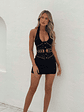 Dimitra Mini Dress Black - thumbnail 9
