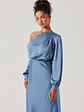 Elwood Satin Off Shoulder Dress - thumbnail 11