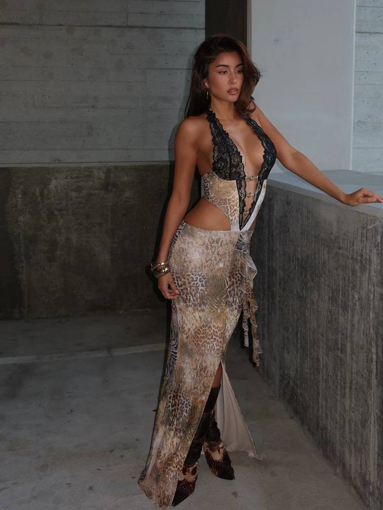 Elisha Maxi Dress Dune 9