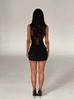 Dimitra Mini Dress Black - thumbnail 11