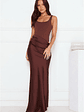 Effortlessly Yours Satin Maxi Dress - thumbnail 7