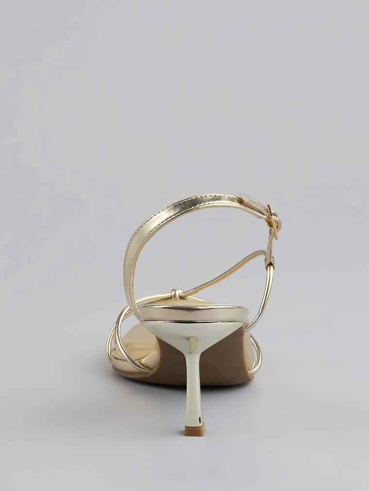 Delicately Dangerous Strappy Slingback Heels 5