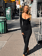 Dionne Long Sleeve Maxi Dress Black - thumbnail 3