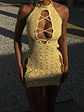 Eirian Mini Dress Lemon - thumbnail 1