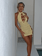 Eirian Mini Dress Lemon - thumbnail 2