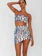El Camino Mosaic Mini Skirt Silver - thumbnail 5
