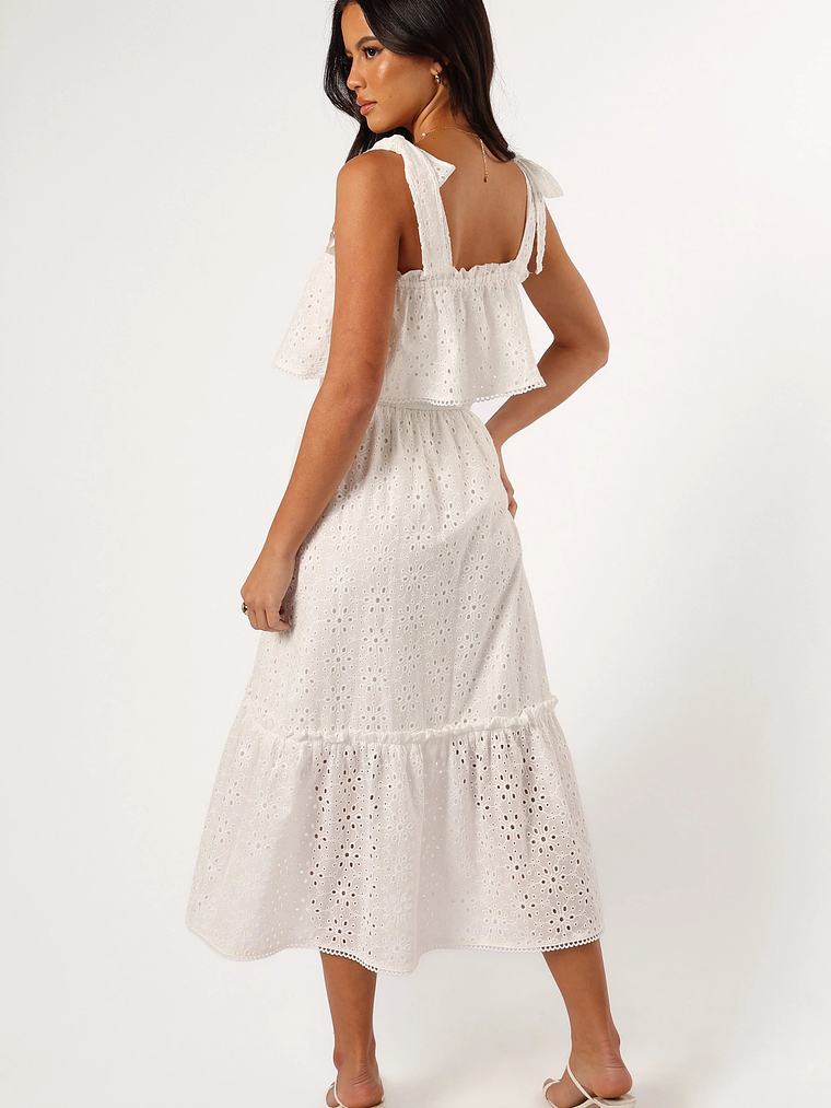 Esther Midi Dress - White 4