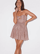 Glimmering Nights Strapless Mini Dress - thumbnail 8