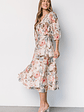 Fiorina Wrap Midi Dress | Ivory Multi Floral - thumbnail 3