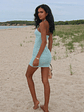 Getaway Girlie Halter Bead Crochet Mini Dress - thumbnail 1