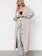 Ethel Long Cardigan | Gray - thumbnail 2