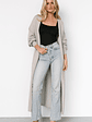 Ethel Long Cardigan | Gray - thumbnail 4