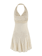 Fiorella Mini Dress - White : Lace : Cream - thumbnail 11