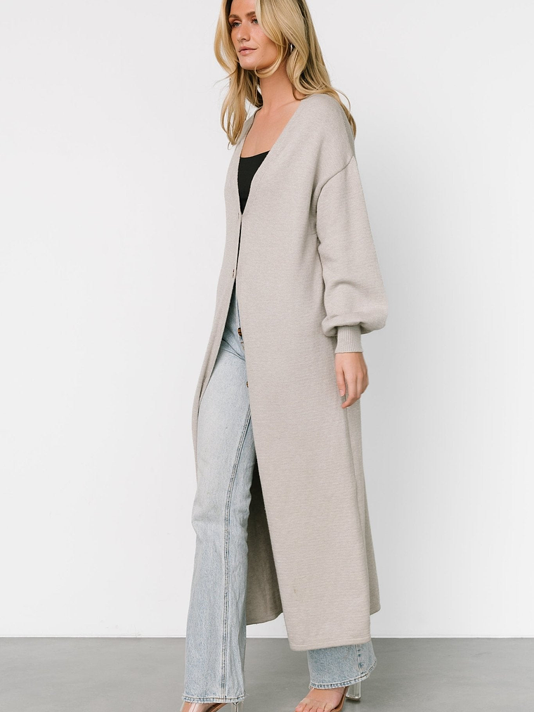 Ethel Long Cardigan | Gray 6