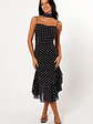 Francesca Midi Dress - Black Polka Dot - thumbnail 9