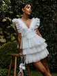 Froufrou Layered Tulle Mini Dress White - thumbnail 2