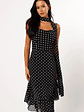 Francesca Midi Dress - Black Polka Dot - thumbnail 10