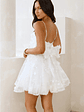 Ethereal Blossom Mini Dress White - thumbnail 1
