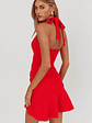 Fire Of Stars Halterneck Mini Dress Red - thumbnail 3