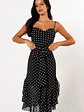 Francesca Midi Dress - Black Polka Dot - thumbnail 11