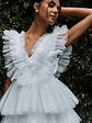 Froufrou Layered Tulle Mini Dress White - thumbnail 5