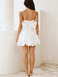 Ethereal Blossom Mini Dress White - thumbnail 6